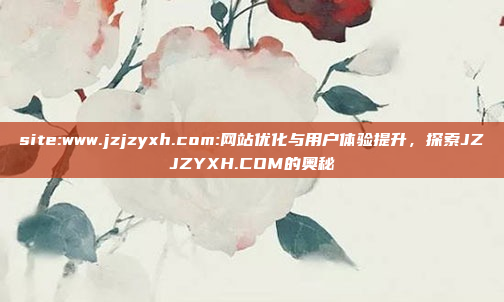 site:www.jzjzyxh.com:网站优化与用户体验提升，探索JZJZYXH.COM的奥秘