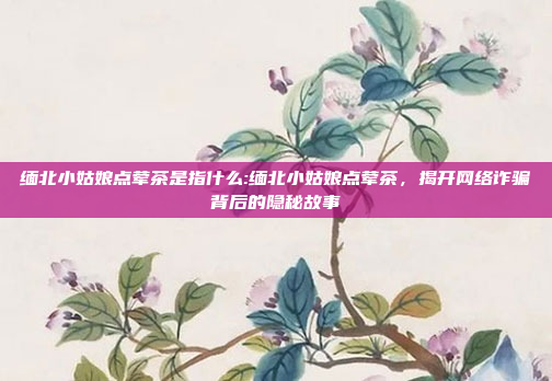 缅北小姑娘点荤茶是指什么:缅北小姑娘点荤茶，揭开网络诈骗背后的隐秘故事