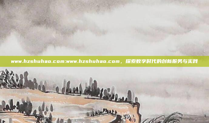 www.hzshuhao.com:www.hzshuhao.com，探索数字时代的创新服务与实践