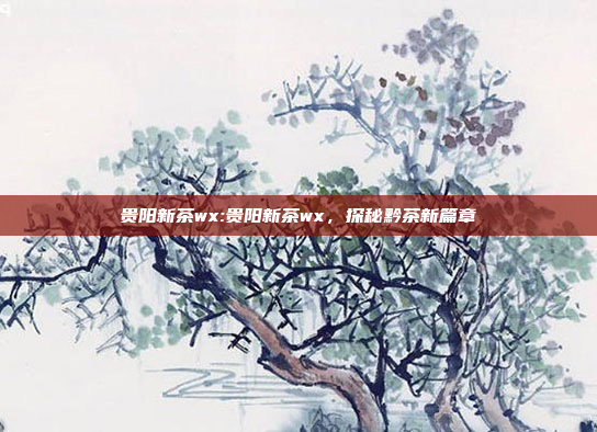 贵阳新茶wx:贵阳新茶wx，探秘黔茶新篇章