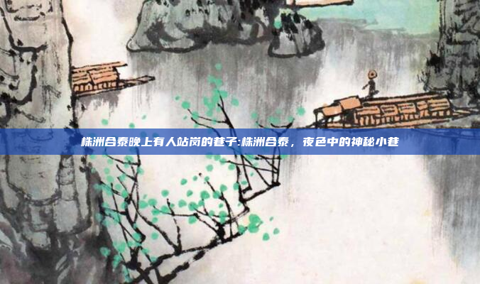 株洲合泰晚上有人站岗的巷子:株洲合泰，夜色中的神秘小巷