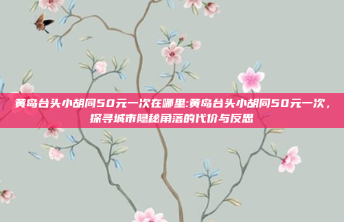 黄岛台头小胡同50元一次在哪里:黄岛台头小胡同50元一次，探寻城市隐秘角落的代价与反思