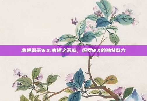 南通喝茶WX:南通之茶韵，探索WX的独特魅力