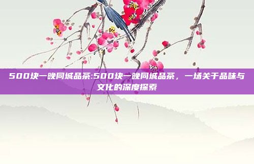 500块一晚同城品茶:500块一晚同城品茶，一场关于品味与文化的深度探索